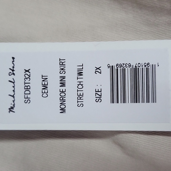 Michael Stars Monroe Mini skirt 2X NWT - Picture 2 of 3